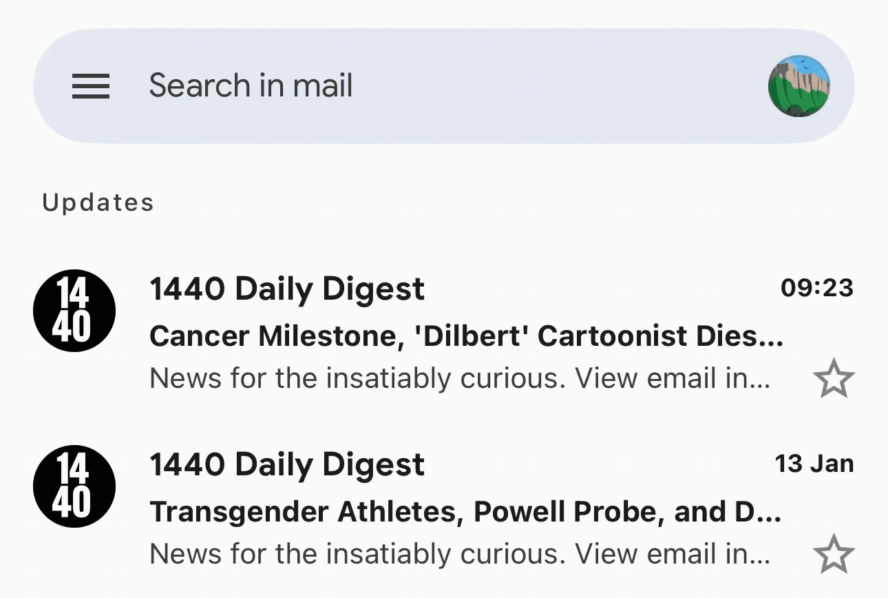 Move to Primary on Gmail mobile